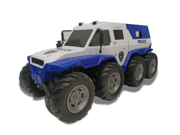 R/C Police Truck – 8-Wheel Monster Patrol Vehicle - Image 2